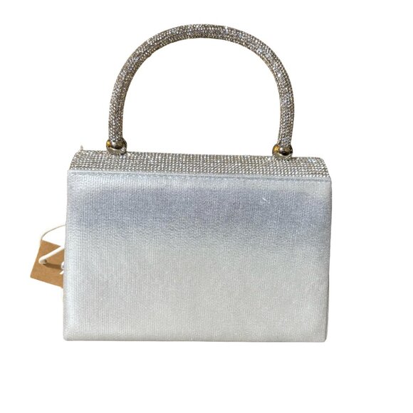 Mix No. 6 Silver Rhinestone Top-Handle Bag - New with Tags - Picture 2 of 2